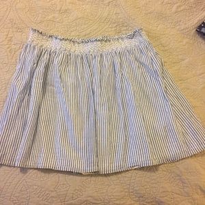 Seersucker Skirt